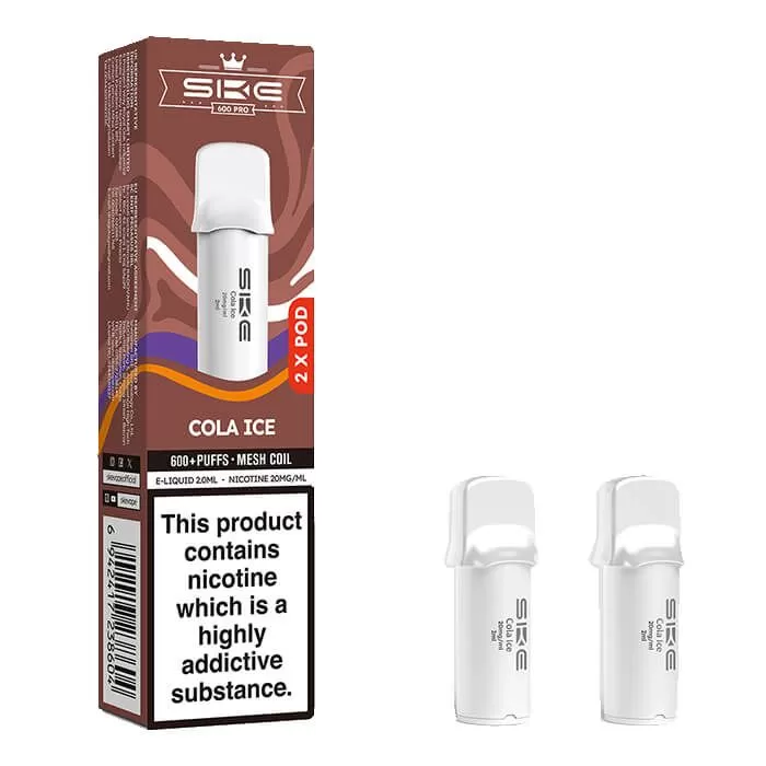 SKE Crystal Pro 600 Prefilled Pods - 20mg - 2PK - Blueberry Lime