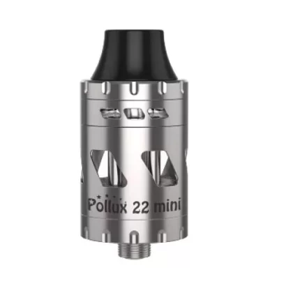 Youde Pollux 22 Mini Tank by Vapwiz - Silver / Without Half Price Juice / Short Fills Black Ice and Nic Shot (+ £5.99) / Juiced Apple & Raspberry and Nic Shot (+ £6.25) / Sticky Wicks Vanilla Cheeseca