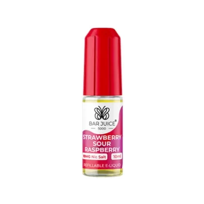 Bar Juice 5000 Strawberry Sour Raspberry Nic Salt - 20mg
