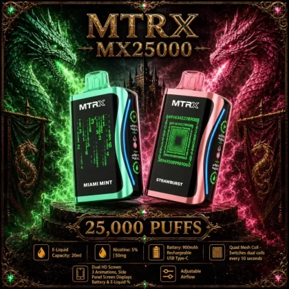 MTRX MX25000 - Miami Mint - Vapeciga