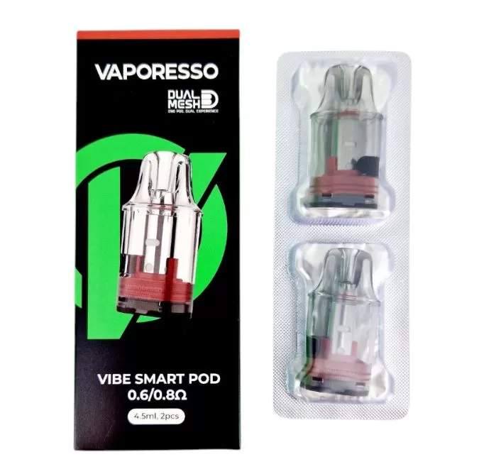 VAPORESSO VIBE REPLACEMENT PODS - 0.7 / 1.0 ohm