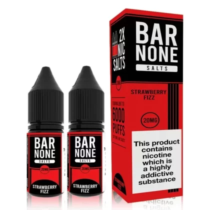 Strawberry Fizz By Bar None 10ml Nic Salts Twin Pack