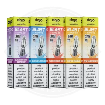 Vaporesso DOJO BLAST 2000 GO Transparent POD (20mg