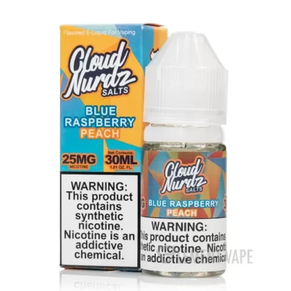 Blue Raspberry Peach – Cloud Nurdz Salts – 30mL