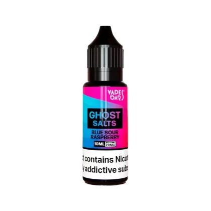 Vapes Bars Ghost Salts Blue Sour Raspberry Nic Salt - 10 Pack - 10mg