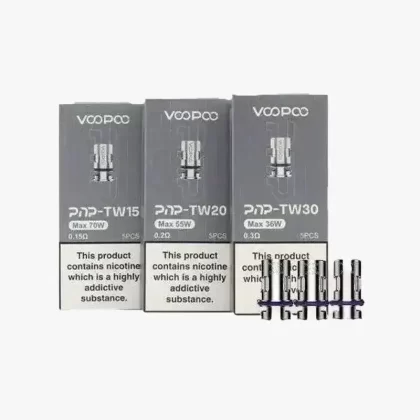 VooPoo PNP-TW/DW Replacement Coils - TW15 - 0.15ohm Mesh DTL