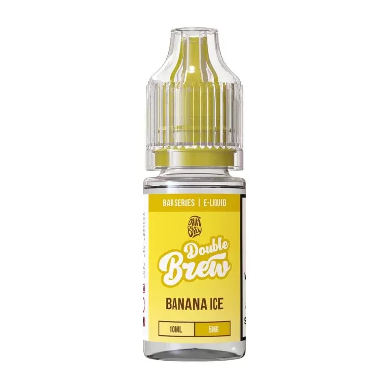 Banana Ice Nic Salt e-Liquid By Double Brew - Strength#5mg>10mg>20mg
