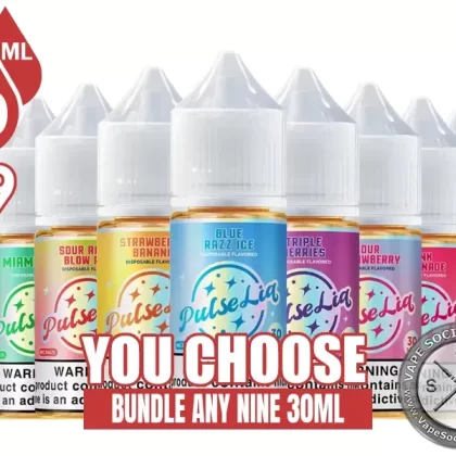 Geek Bar Pulse Liq Salt Bundle 9x30ml (270ml)