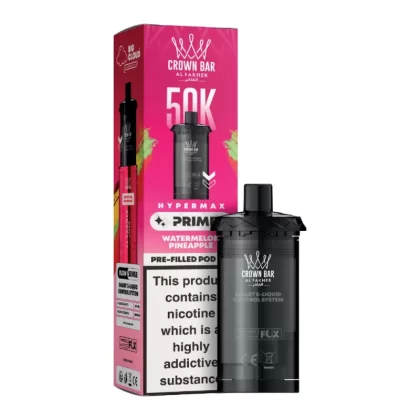 Al Fakher Hypermax Prime 50K Prefilled Pods Watermelon Pineapple - 20mg