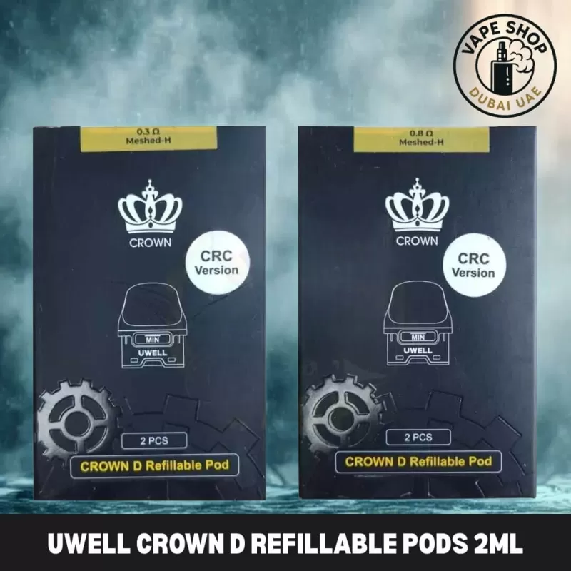 UWELL Crown D Refillable Pods 2ML Replacement Pod Cartridge in Dubai, UAE - Vapeshopdubaiuae
