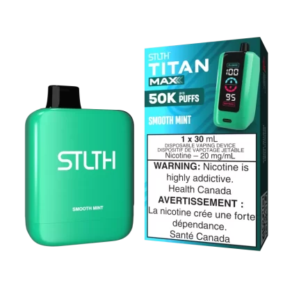 STLTH TITAN MAX - Smooth Mint - 20 mg/mL (wholeseller) - Excise ON, 20 mg/mL (wholeseller) - Excise AB (E4C083)