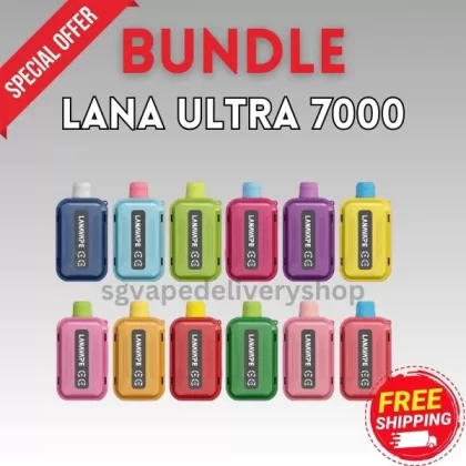 Lana Ultra 7000 Puffs Bundle - Free