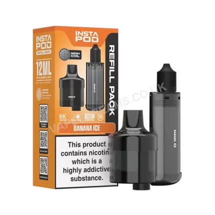 Insta Pod Banana Ice Pods - Vapestreams Co
