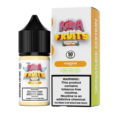 Sale $10.20 – Tangerine Ice by Killa Fruits Signature TFN Salts Series 30mL