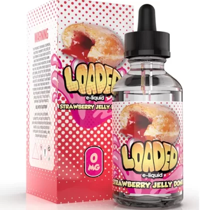 Loaded Strawberry Jelly Donut 120ml E Liquid - 3mg
