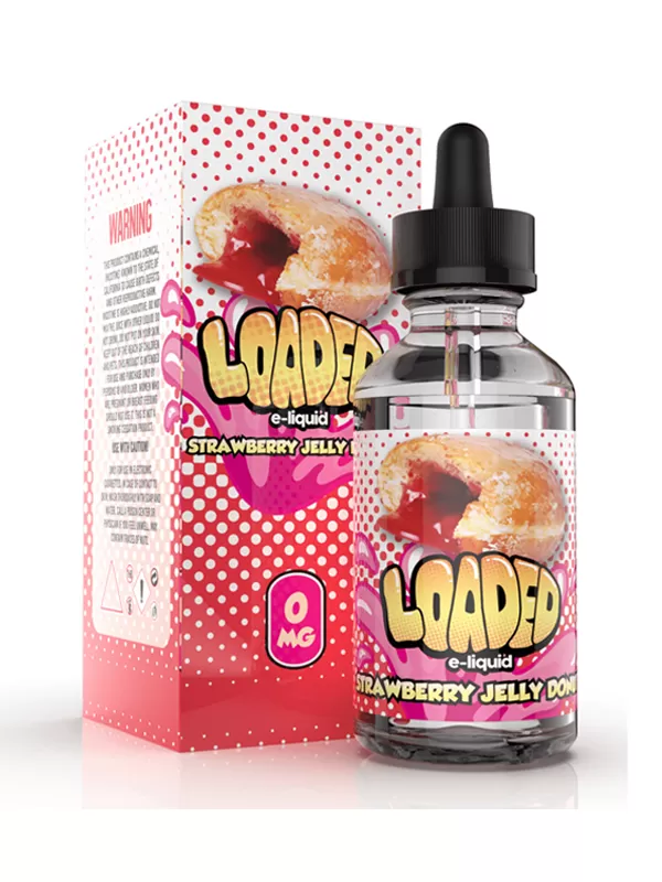 Loaded Strawberry Jelly Donut 120ml E Liquid - 3mg