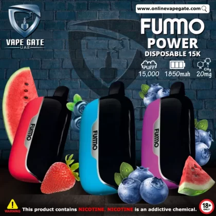 Fummo Power Disposable Vape (15,000 Puffs) - Fresh Mint / 20 mg