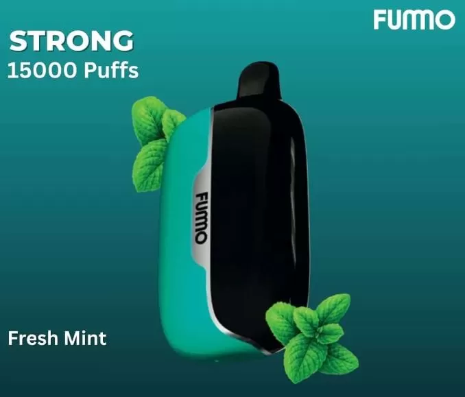 Fummo Power Disposable Vape (15,000 Puffs) - Fresh Mint / 20 mg - Image 3