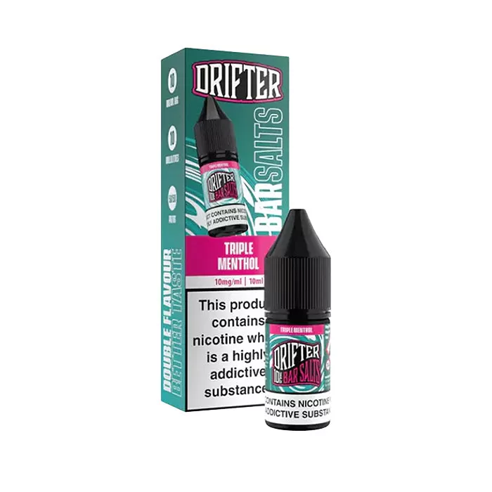 Triple Menthol Nic Salt E-Liquid by Drifter Bar - 20 mg - High Strength