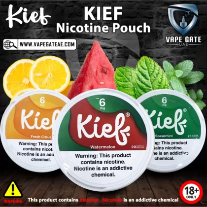 Kief Nicotine Pouches - 6 mg / Fresh CItrus