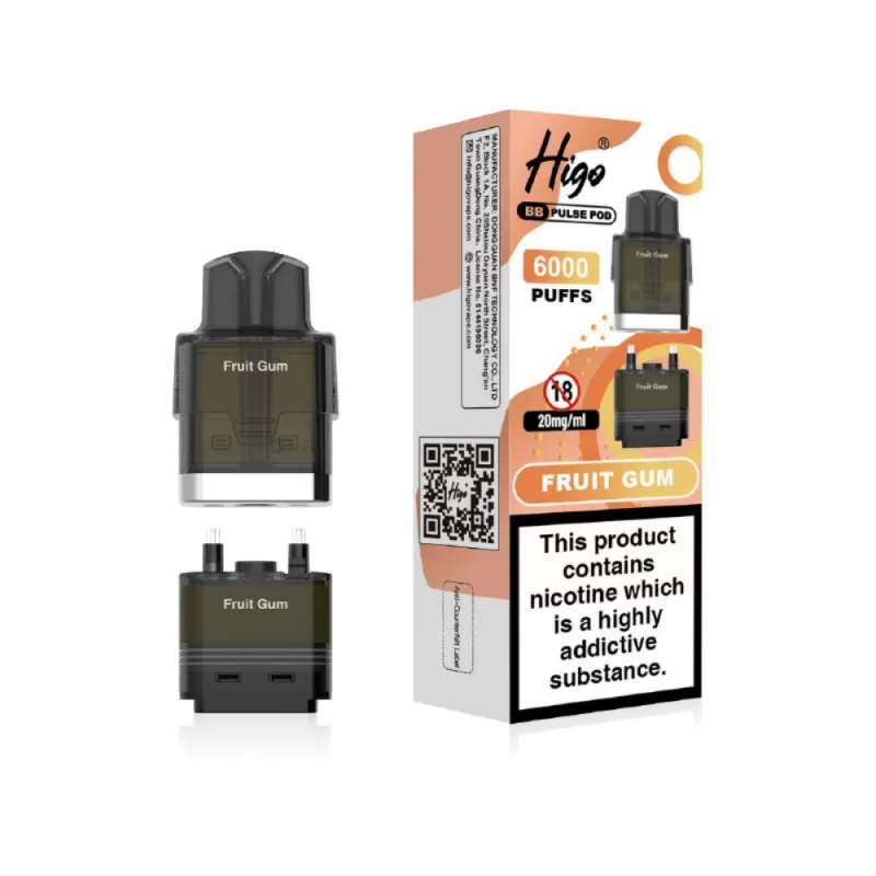 Higo BB Pulse 6000 Prefilled Pod Fruit Gum