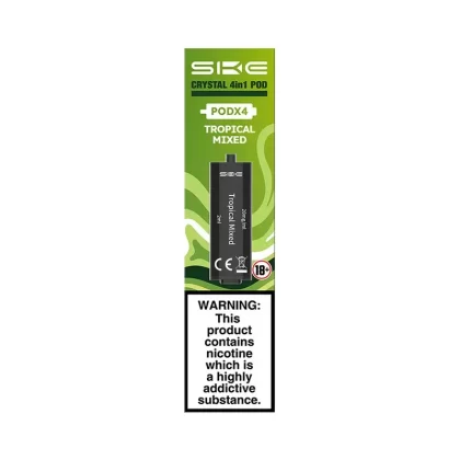 SKE Crystal 4in1 Tropical Mixed Pods (4 Pack) - Nicotine Strength#20mg