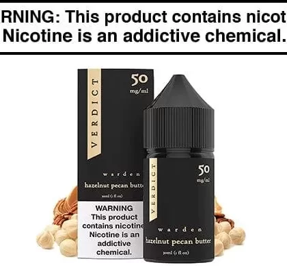 WARDEN (HAZELNUT PECAN BUTTER) BY VERDICT SALTS 30ML - Vapejuice