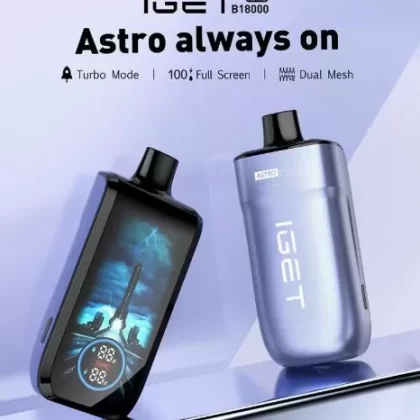 Iget Astro B18000 Disposable Vape (18,000 Puffs) - Peach Mango Watermelon / 50 mg