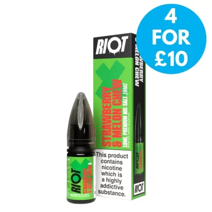 10mg (1%) Riot X E-liquid 10ml Nic Salts - Vape Co