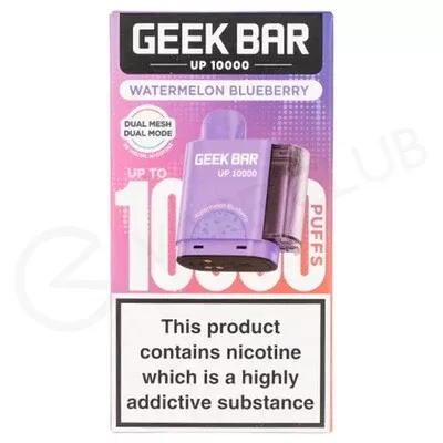 Watermelon Blueberry Geek Bar Up 10000 Refill Pod