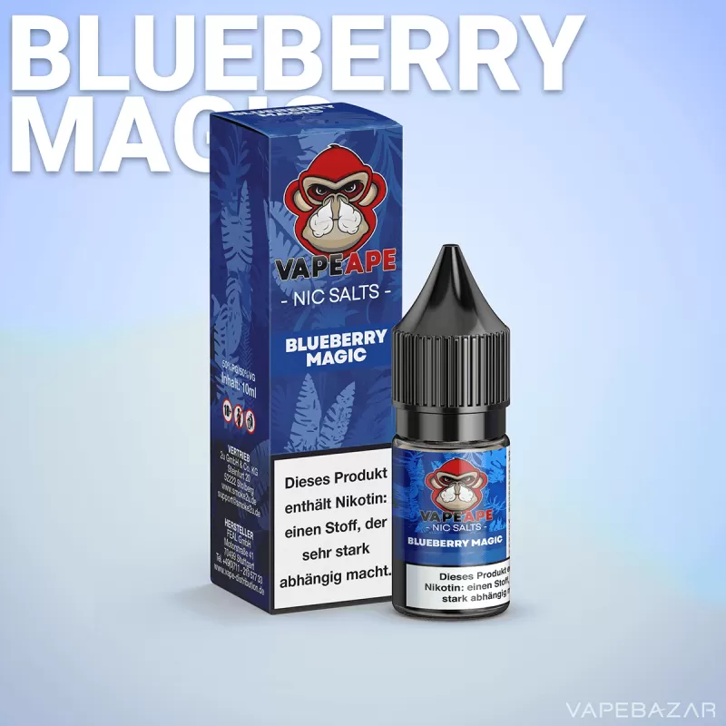 VapeApe – Blueberry Magic – Nic Salts - Vapebazar - Image 2