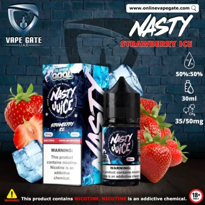 Strawberry Ice - Nasty Super Cool 30ml - 35 mg / 30 ml
