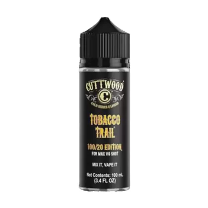 Cuttwood Tobacco Trail 100ml Shortfill E-Liquid - O Nic Shots