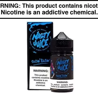 SLOW BLOW BY NASTY JUICE 60ML - Vapejuice