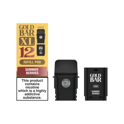 Summer Berries Gold Bar XL Refill Pack - 20mg - Vape Product (704D50)