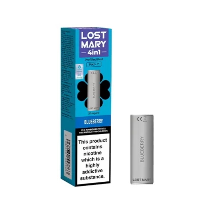Lost Mary 4in1 Blueberry Pods (2 Pack) - Nicotine Strength#20mg (C5070E)