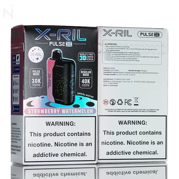XRIL Pulse X 40K 40,000 Puffs Disposable Vape - Miami Mint - Image 3