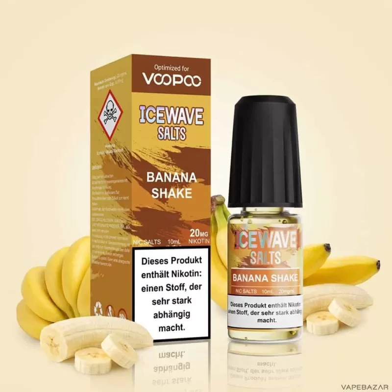ICEWAVE Salt – Banana Shake - Vapebazar