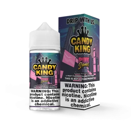 CANDY KING - Pink Squares - 100ML E-Liquid - 3MG