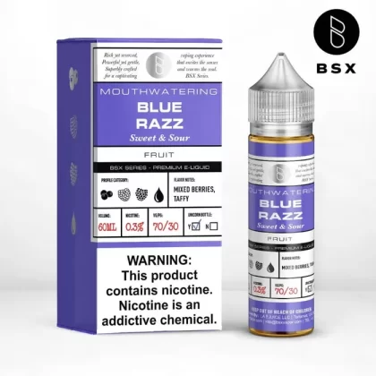 Glas BSX Blue Razz eJuice - Vape Product; Vape Product, Vape Product