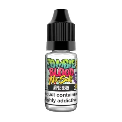 Zombie Blood Apple berry Nic Salt Vape Juice - 10 Pack - Strength 10mg