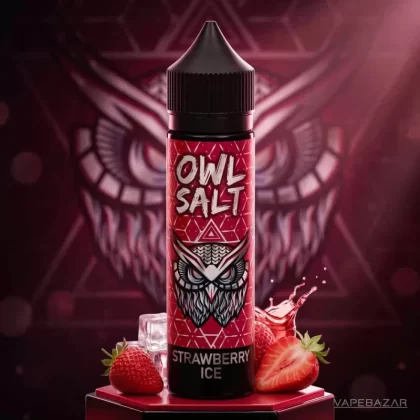 OWL Salt Longfill Strawberry Ice Aroma 10ml in 60ml - 0 mg/ml / 10 ml / 60 ml