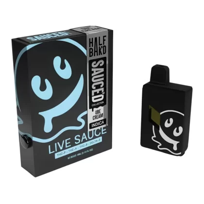 Half Bak’d Live Resin SAUCE’D Disposable 4 Grams