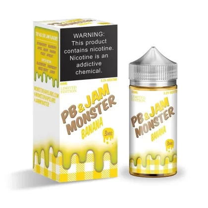 Jam Monster Banana PB&J 100ml Vape Juice - Vape Product, Vape Product