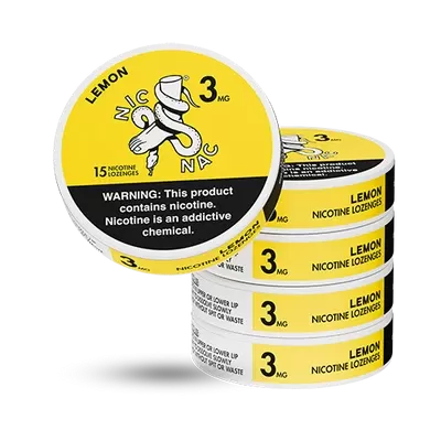 Nic Nac Nicotine Lozenges Lemon