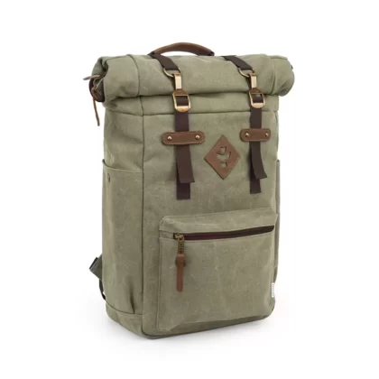 Revelry Drifter - Smell Proof Rolltop Backpack - Sage
