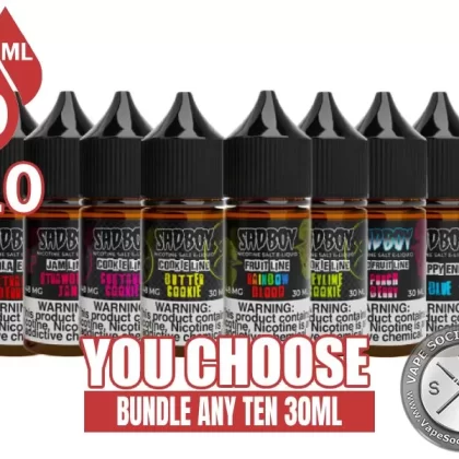 SadBoy Salts Bundle 10x30ml (300ml)