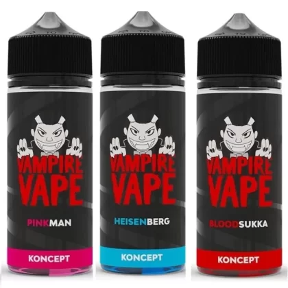 8x KONCEPT XIX 100ml Premium E Liquids by Vampire Vape – 70%VG - Vapestorm Co