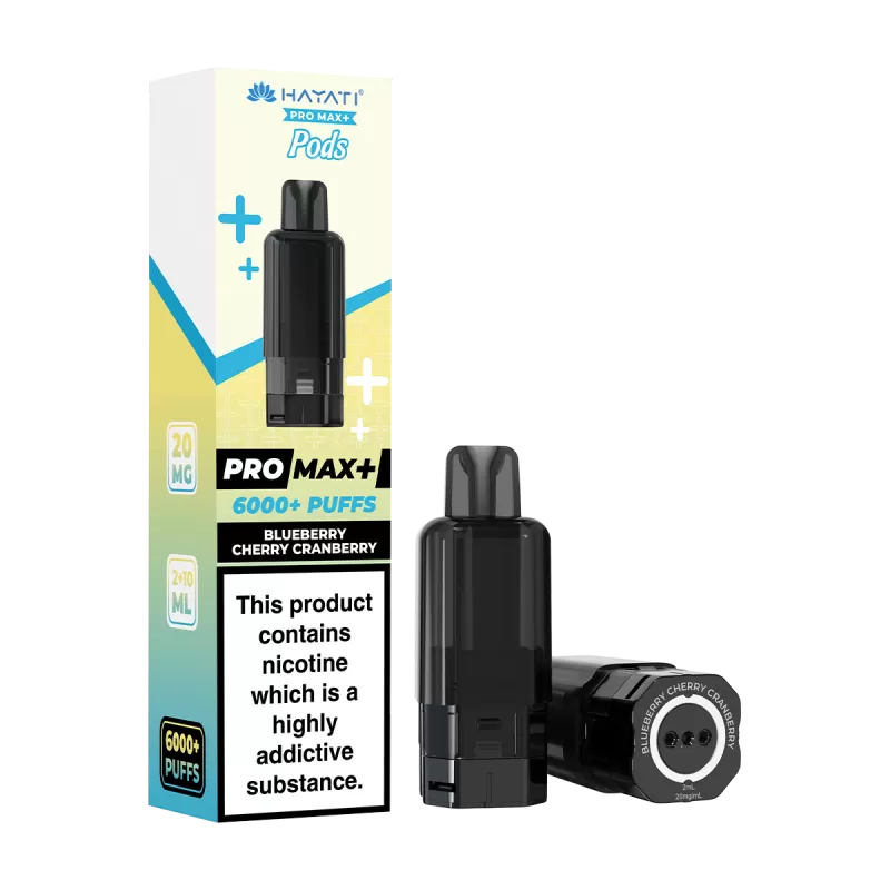 Blueberry Cherry Cranberry Hayati Pro Max+ Refill Pack - 5mg - Vape Product (1BB146)