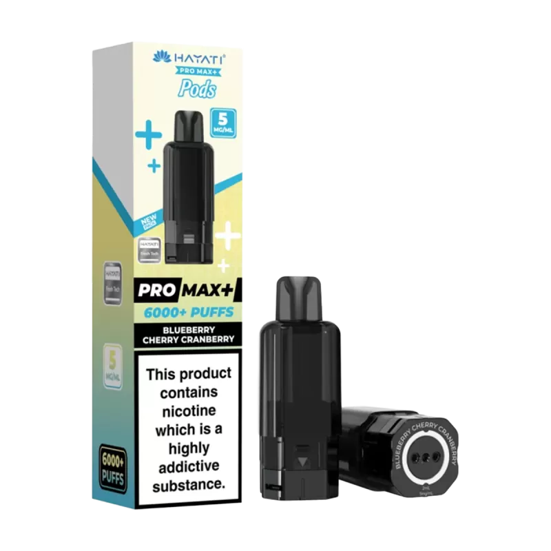 Blueberry Cherry Cranberry Hayati Pro Max+ Refill Pack - 5mg - Vape Product (1BB146) - Image 2